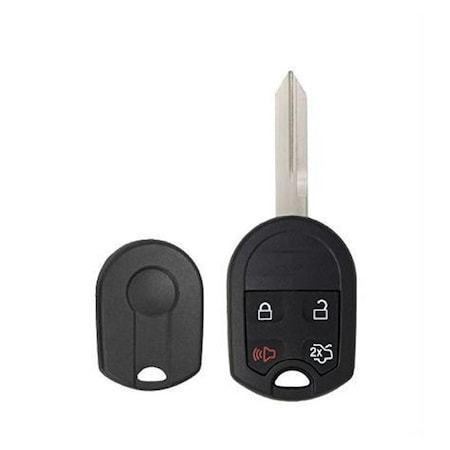 KeylessFactory: UHShell: REMOTE HEAD SHELL FORD - 4 BUTTON - NEW STYLE - STANDARD BLADE